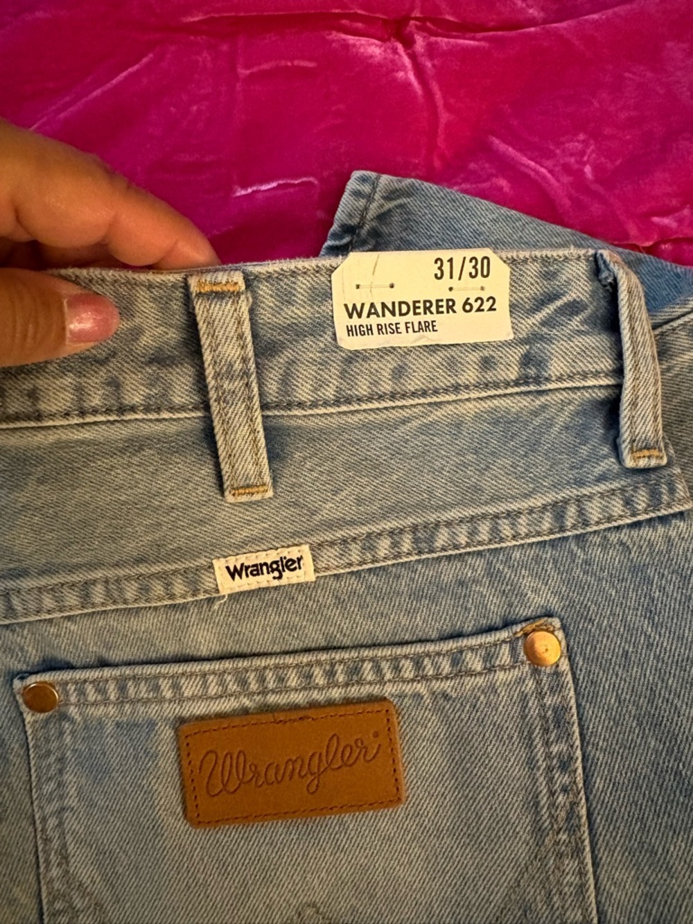 WRANGLER WOMEN'S WANDERER 622 HIGH RISE FLARE JEANS. - Picture 8 of 8